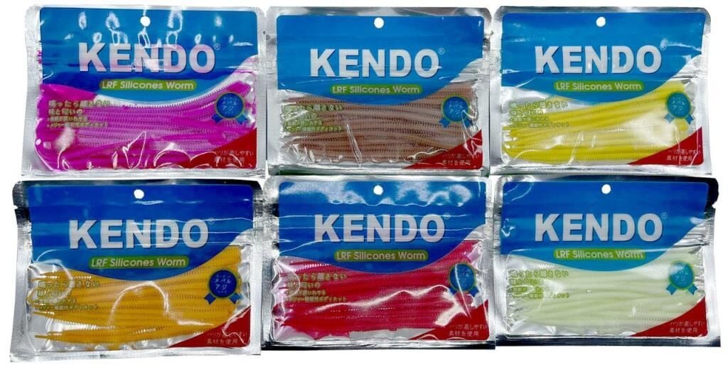 Kendo Lrf Silicones Worm (Slim Gövde-Kokulu)