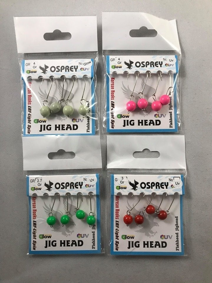 Osprey Hareketli Renkli LRF Jighead