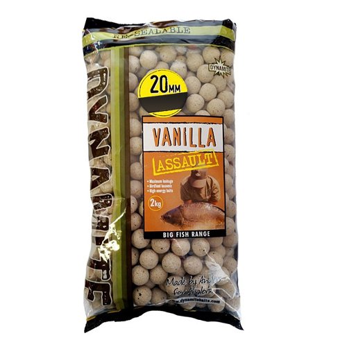 Dynamite Baits Vanilla Assault Shelf Life Boile 2kg -20mm