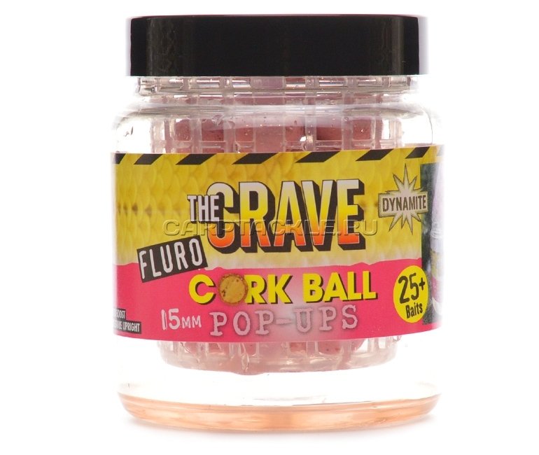 Dynamite Baits Crave Fluora Pink CORKBAL Pop-ups 15mm