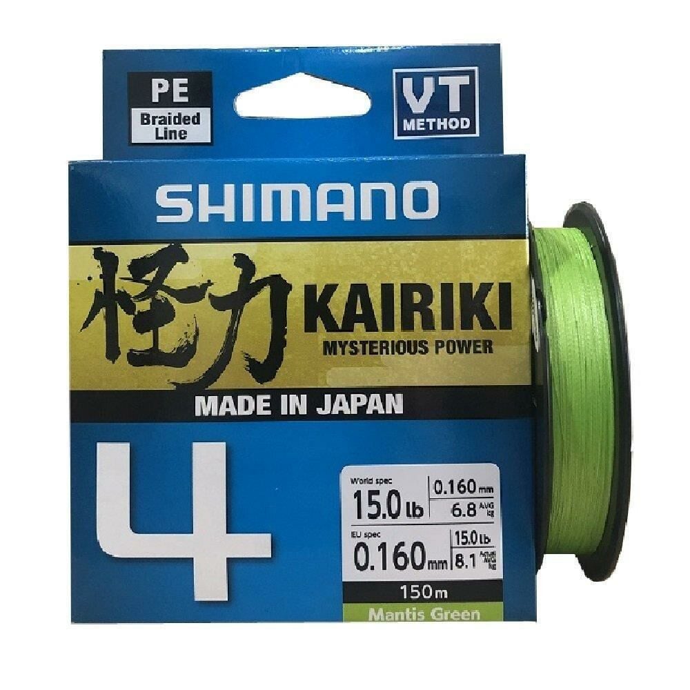 Shimano Kairiki 4 Kat 150mt Mantis Green 0.19mm / 11.6 kg