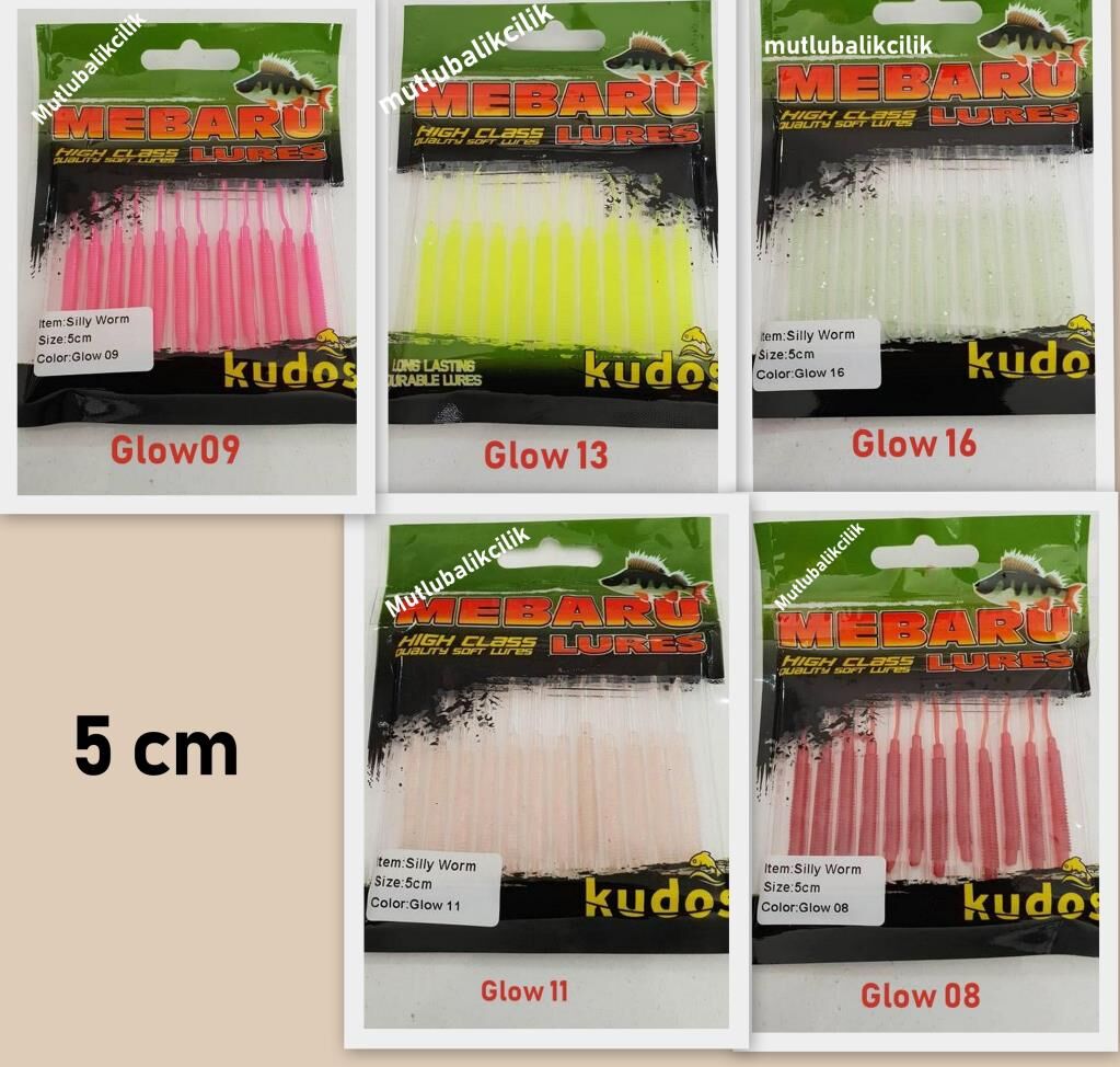 Kudos Silly Worm 5 cm LRF Silikonu
