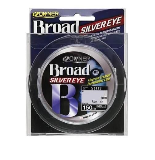 Owner 56113 Broad Silver Eye 0.12mm 150m Light Gray
