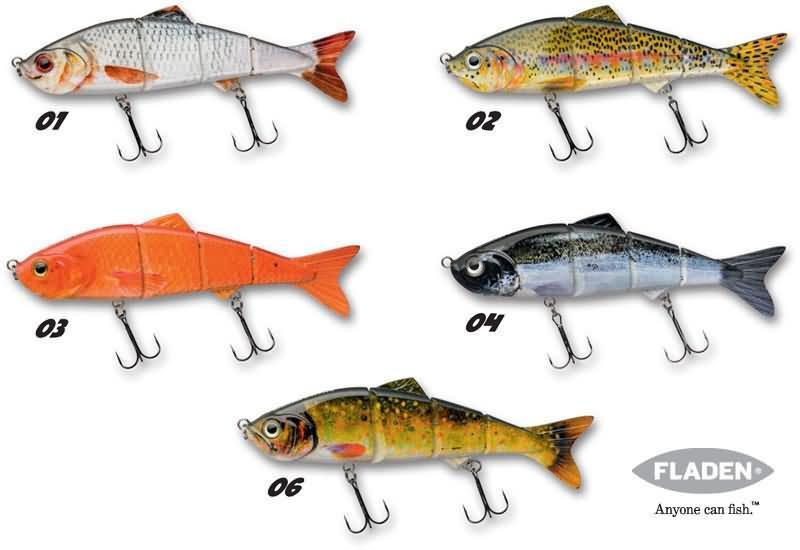 Fladen Realistic Multi-Jointed Jake Maket Balık 12 cm 19 gr