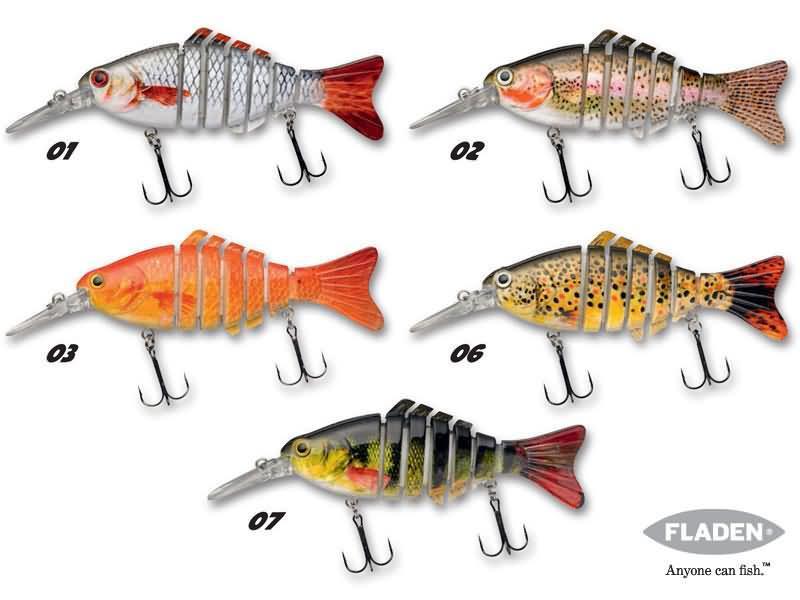 Fladen Realistic Multi-Jointed Ed Maket Balık 14 cm 11 G