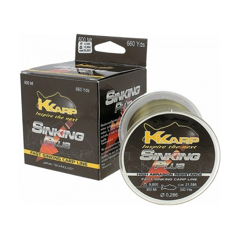 K-Karp Sinking Plus Serisi 600m 0.35mm Monofilament Misina