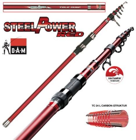 D.A.M Steelpower Red Surf Kamış 420cm 100-250g
