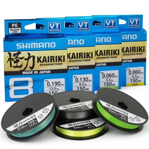 Yeni Shimano Kairiki 8 300mt Mantis Green 0.060mm/5.3kg