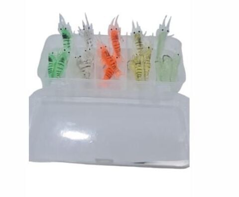 Oskar Kutu Kancalı Karides 4.5cm Silikon Yem