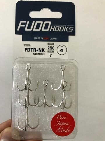 Fudo 2200 Treble Nikel Üçlü İğne 4 no