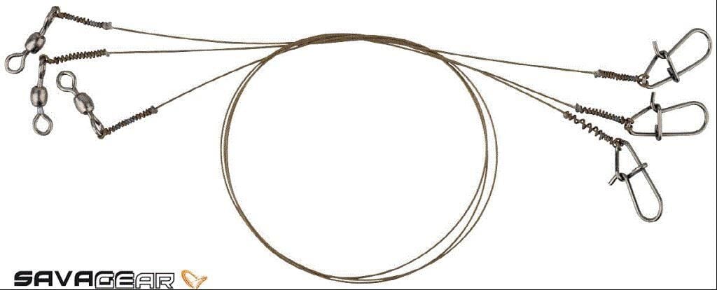 Savage gear Raw49 Uncoated Trace 20 cm 0.27 mm 7 kg Lrf Teli (3 p