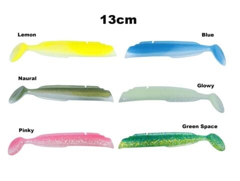 Fujin Salt Eel Body 13cm x3 Silikon Yem Gövde