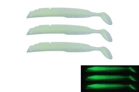 Fujin Salt Eel Body 13cm x3 Silikon Yem Gövde