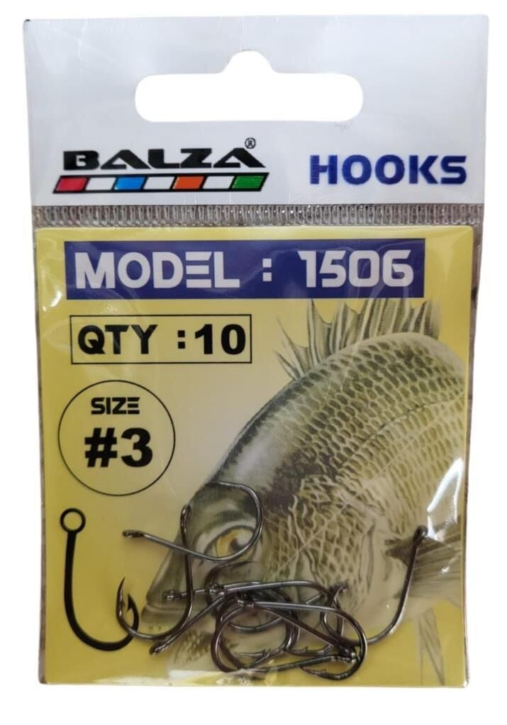 Balza 1506 Delikli Black Nikel İğne