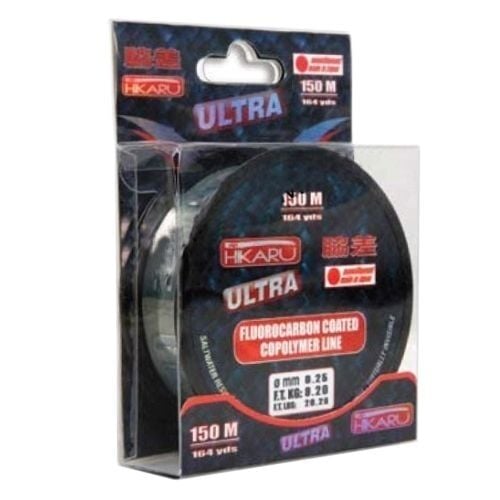 HIKARU ULTRA FLUORA CARBON 0.18mm Misina 150mt.