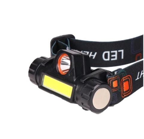 Cob Led 1200 Lümen Şarjlı Kafa Lambası + USB şarj kablosu