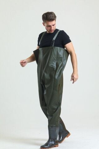 Liman PVC Tulum Çizme Haki - 0,55 Micron