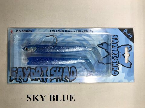 Pandora Sayori Shad P-40 12cm 20gr #4/0 Silikon Sahte