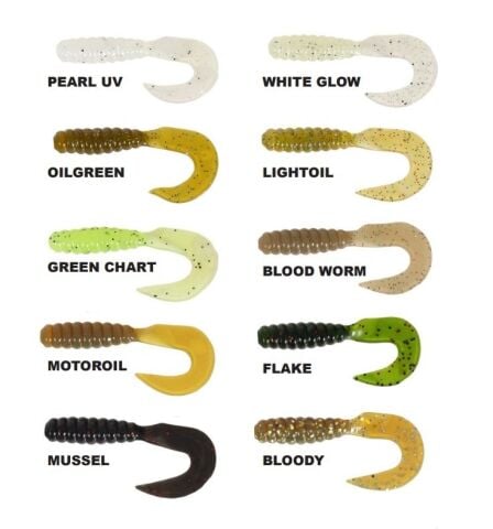 Ryuji Swim Worm 5.5 cm TPR Kokulu Silikon Yem