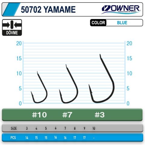 Owner 50702 Yamame Blue İğne