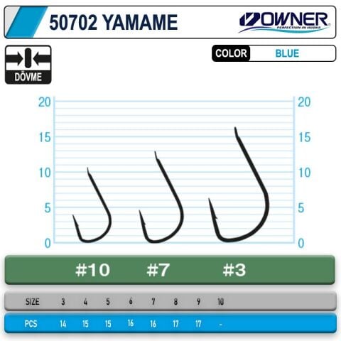 Owner 50702 Yamame Blue İğne