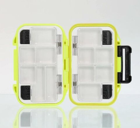 Oskar Su Geçirmez 12 Göz Fırdöndü Klips Kutusu - Sarı