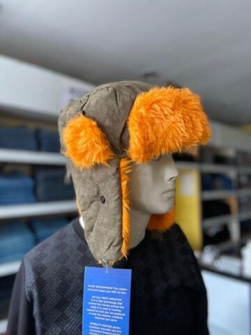 Remington Haki-Turuncu Kışlık Şapka