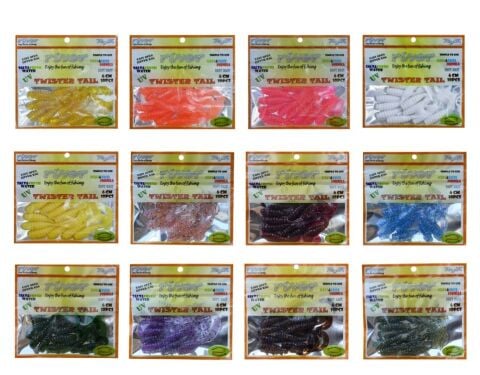River Twister Tail 6cm 10 pcs Sİlikon yem