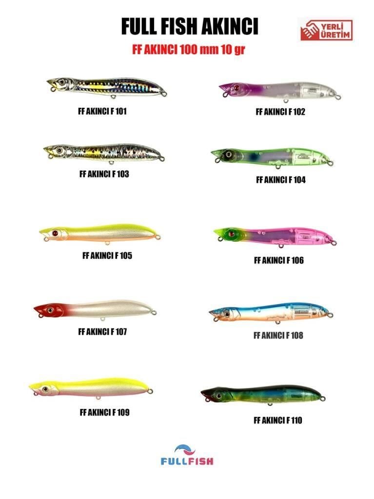 Full Fish Akıncı 10cm 10 gr