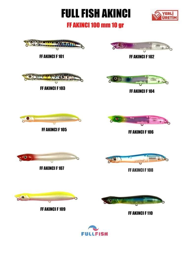 Full Fish Akıncı 10cm 10 gr