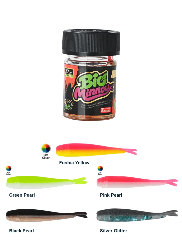 Fujin Bio Minnow 3.7cm Floating Sıvılı Kokulu LRF Silikonu