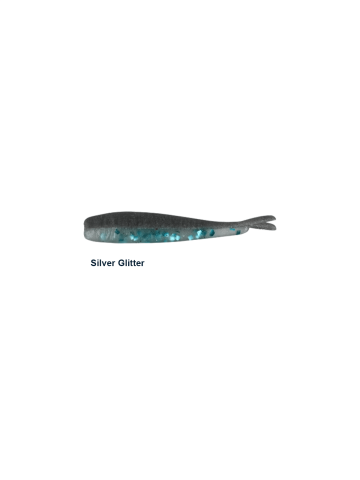 Fujin Bio Minnow 3.7cm Floating Sıvılı Kokulu LRF Silikonu Silver Glitter