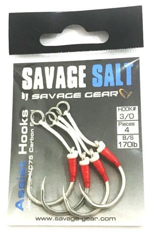 Savage gear Eyed Asist Hook 4 Adet