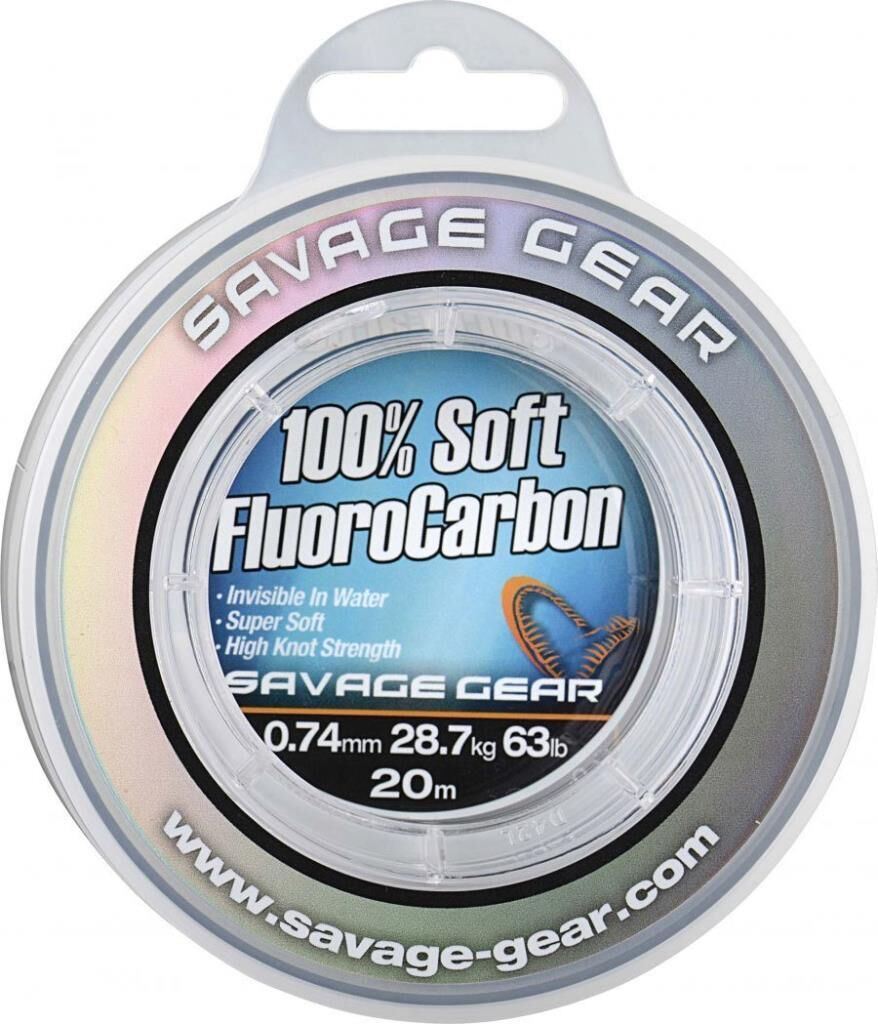 Savage gear Soft Fluoro Carbon 0,26 mm 50 m 4.7 kg 10.3 lb Misina