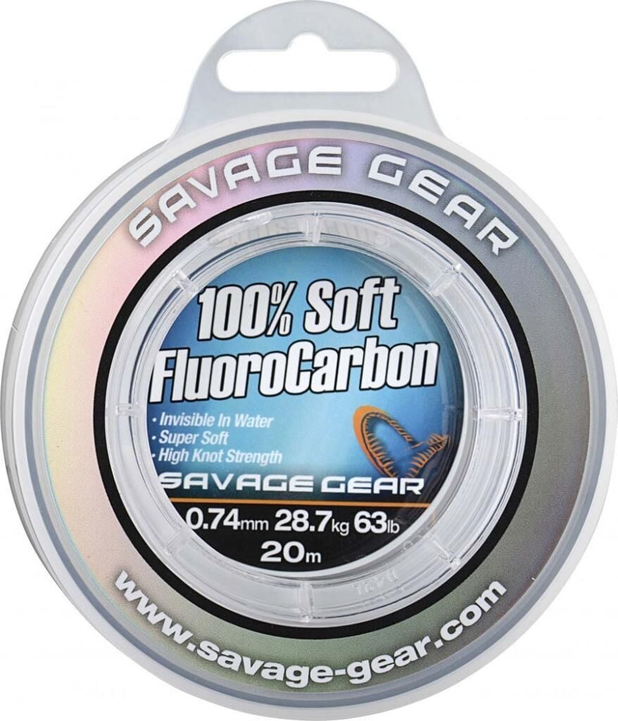 Savage gear Soft Fluoro Carbon 0,26 mm 50 m 4.7 kg 10.3 lb Misina