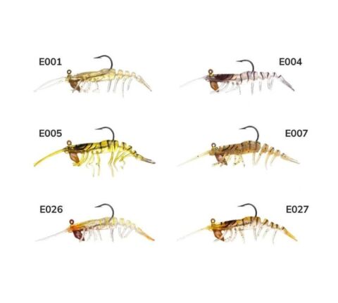 Caretta Sakura Shrimp Chibi 5 cm 3.7 gr Silikon Karides