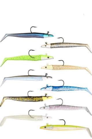 Fujin Zand Eel 11cm 7gr-14 gr Double Body+Head Silikon Balık