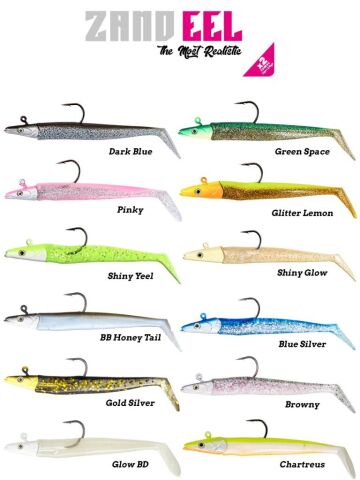 Fujin Zand Eel 11cm 7gr-14 gr Double Body+Head Silikon Balık