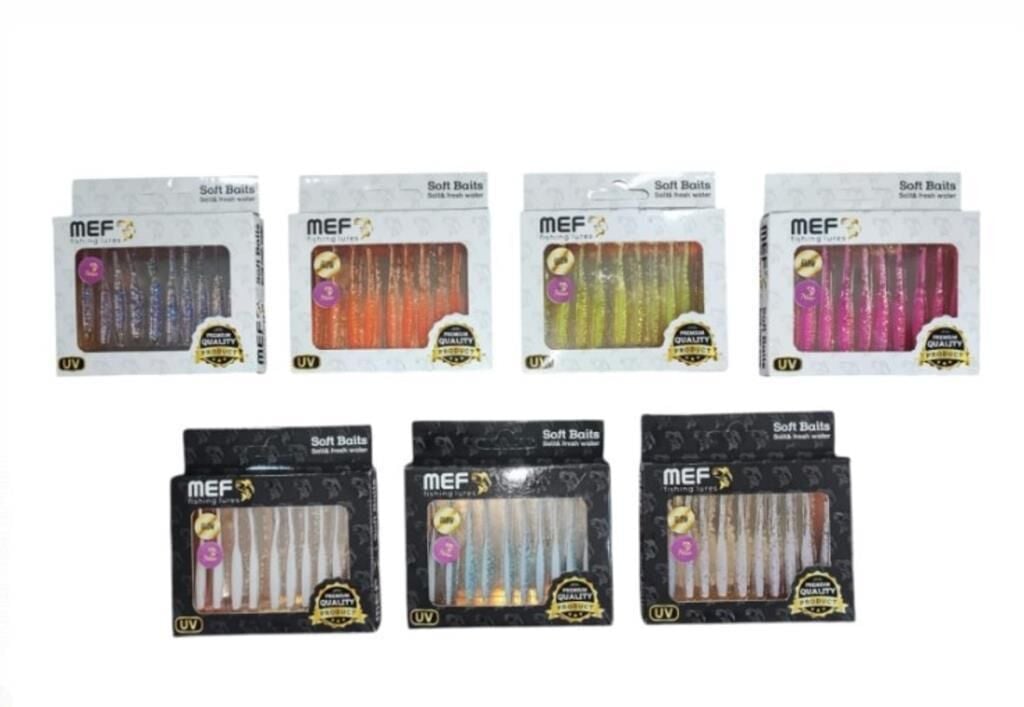 Mef Hunter Worm  5.5cm 10 Adet LRF Silikonu