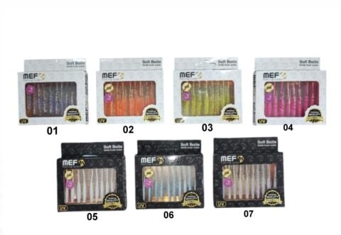 Mef Hunter Worm  5.5cm 10 Adet LRF Silikonu