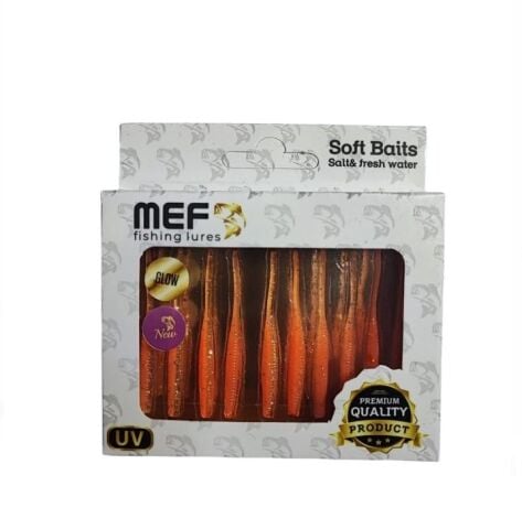 Mef Hunter Worm  5.5cm 10 Adet LRF Silikonu