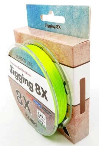 Kendo Jigging 8X Flash 300 mt Örgü İp (FLUO GREEN)