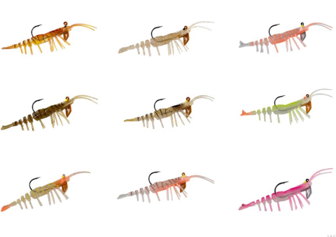 Hanfish Teke Shrimp 7.5cm 7gr  Silikon Karides