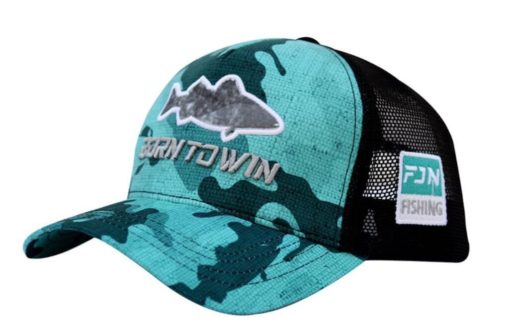 Fujin Turquoise Camo Fish Balıkçı Şapkası