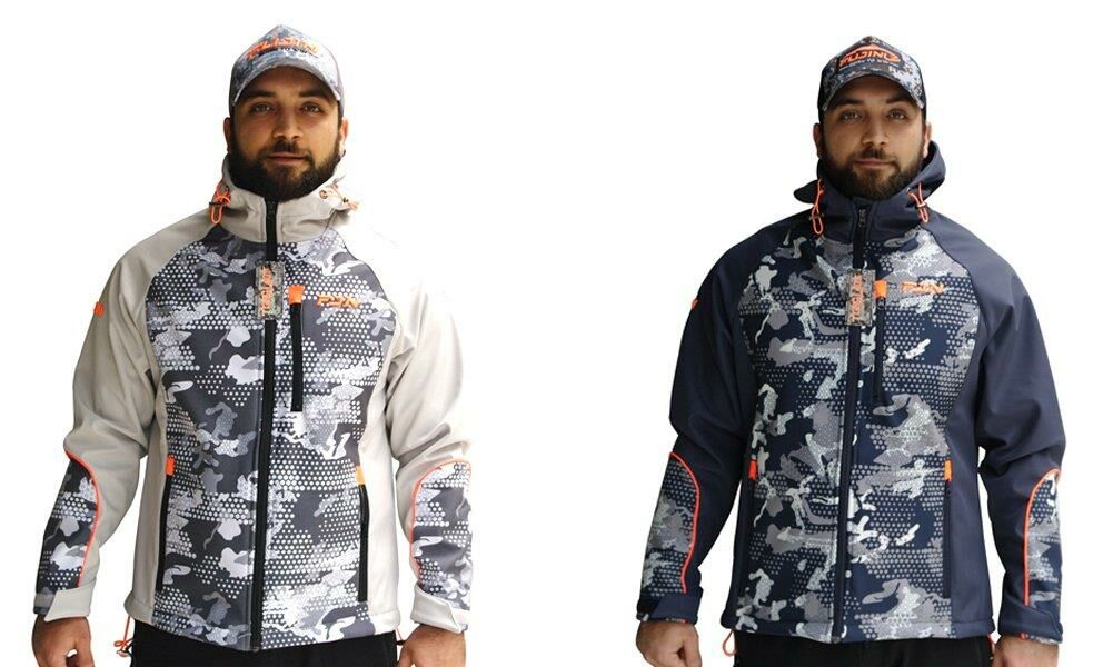 Fujin Camo Softshell Mont ( Mavi)