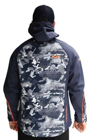 Fujin Camo Softshell Mont ( Mavi)