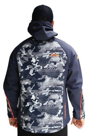 Fujin Camo Softshell Mont ( Mavi)