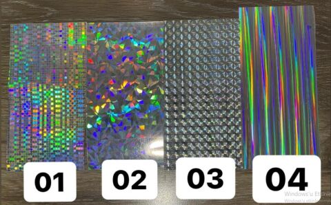 Yapışkanlı Hologram 3lü Paket