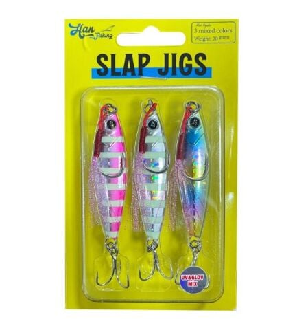 Hanfish Slap Jig Uv&Glow Mix Yem