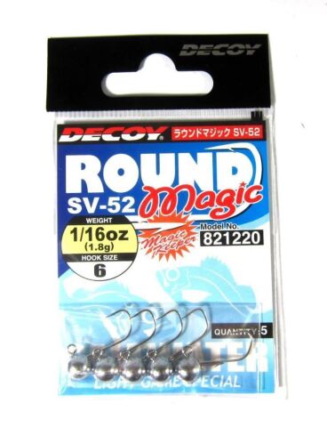DECOY SV-52 Round Magic JigHead